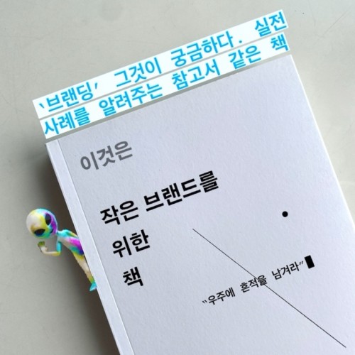 브랜딩 그것이 궁금하다, 실전 사례를 알려주는 참고서 같은 책 『이것은 작은 브랜드를 위한 책』