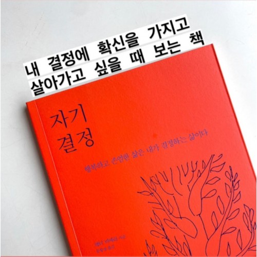 내 결정에 확신을 가지고 살아가고 싶을 때 보는 책 『자기결정』